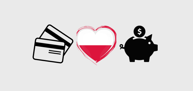 Platby kartou a výběry hotovosti v Polsku